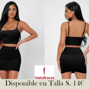 conjunto top y falda