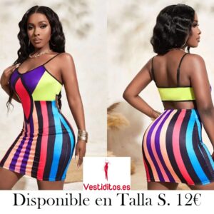 vestido ajustado de tirantes