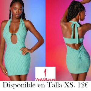 vestido ajustado unicolor